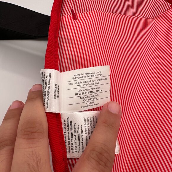 🎒 **Herschel Nova Mini Backpack - Black with Gold Zippers** - Picture 9 of 9